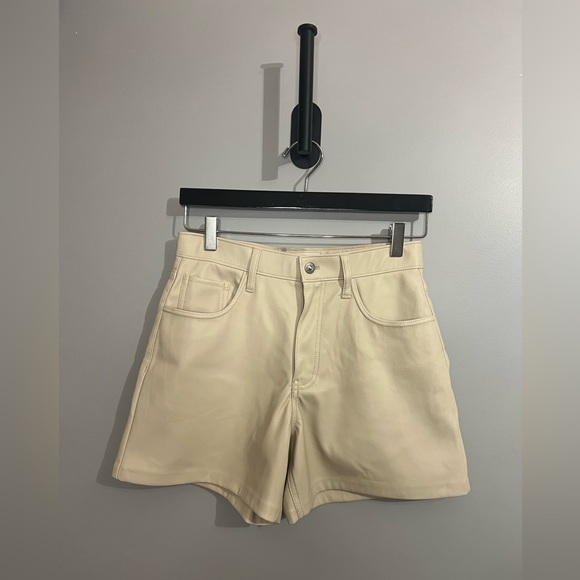Abercrombie and Fitch, vegan leather shorts - Picture 2 of 9
